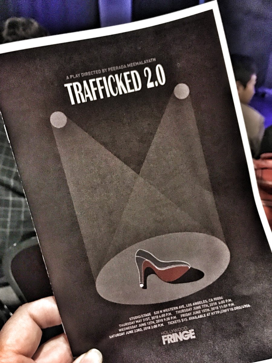 TRAFFICKED 2.0 written &amp; directed by Peerada Meemalayath @StudioStageLA <a href="/hollywoodfringe/">hollywoodfringe</a> #52playsbywomen HUZZAHS #LAThtr #FringeFemmes #HFF18 <a href="/trafficked2_0/">Trafficked 2.0</a> #trafficked20 hollywoodfringe.org/projects/4906 <a href="/TheLAFPI/">the LAFPI</a> @52playsbywomen @sonderisticfilm