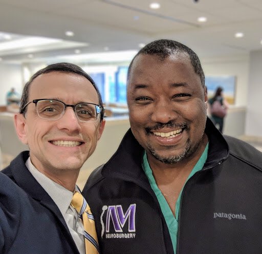 Neurosurgery at NM (@neurosurgerynm) on Twitter photo Rare catch: the (usually impeccably dressed) Dr. Chandler finally acquiesces to an impromptu selfie w/ <a href="/babaksjahromi/">Babak Jahromi MD PhD FRCSC</a> #selfiesunday #neurosurgery #teamwork #teamworkmakesthedreamwork #workfun #northwesternmedicine #neurosurgerynm #MBTI #sundayfunday <a href="/luriecancer/">Lurie Cancer Center</a> <a href="/NorthwesternMed/">Northwestern Medicine</a> Rare catch: the (usually impeccably dressed) Dr. Chandler finally acquiesces to an impromptu selfie w/ <a href="/babaksjahromi/">Babak Jahromi MD PhD FRCSC</a> #selfiesunday #neurosurgery #teamwork #teamworkmakesthedreamwork #workfun #northwesternmedicine #neurosurgerynm #MBTI #sundayfunday <a href="/luriecancer/">Lurie Cancer Center</a> <a href="/NorthwesternMed/">Northwestern Medicine</a>