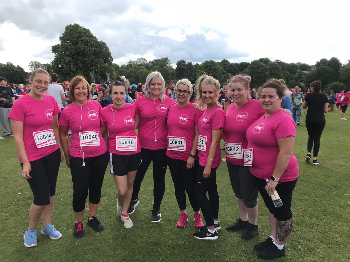 fme_ps's tweet photo. Well done #TeamFME who completed the @raceforlife in #Sheffield today! πͺπ»ππΌββοΈ https://t.co/mhNVlKVavT