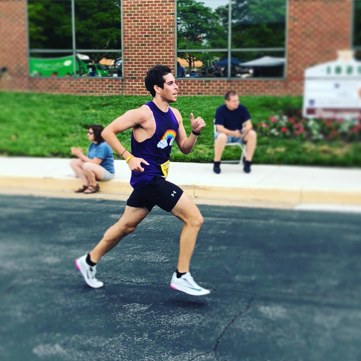 thecerealrunner's tweet photo. Love is love and I managed to squeak in sub-19:00 at today’s Pikesville 5k for a rainbow PR. https://t.co/dK1AwkeJpS