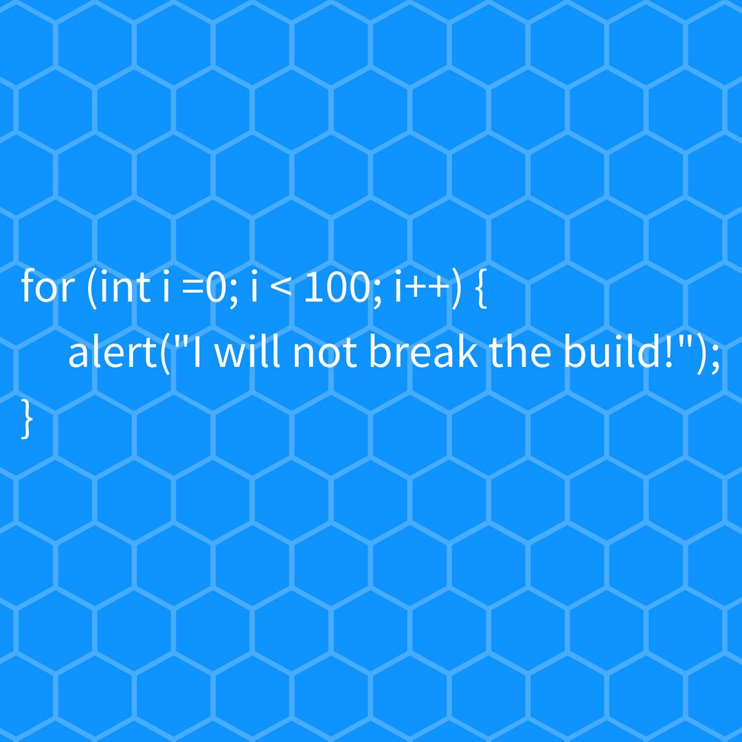 natfyi's tweet photo. Bad #coders break builds.  #donotbreakthebuild #coder #programmers #badcoder https://t.co/xg9djYmsnA