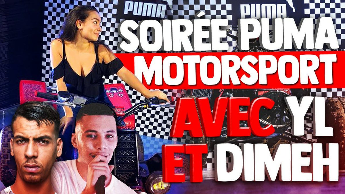 NOUVELLE VIDÉO !
JE VOUS EMMÈNE À LA SOIRÉE PUMA, ON VA Y RETROUVER : @YLOfficiel , @dimeh_todo @josspace @PtitDelireTv @Emassoh92 @iamseezyy ect ;)
merci à @yannistwd pour la miniature !
https://www.youtube.com/watch?v=YIH1cCByfYw …