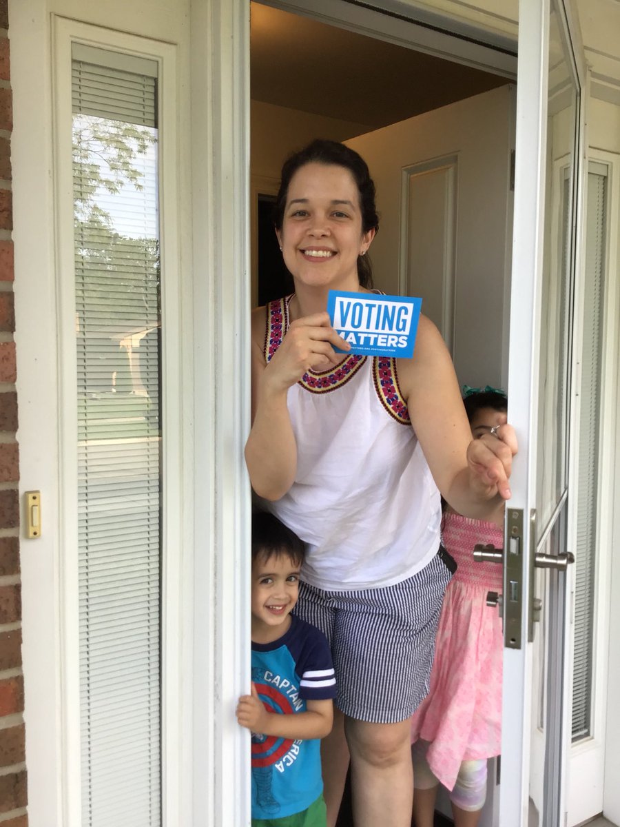 ptpchris's tweet photo. She’s making sure to bring the kids. #VotingMatters @TurnoutPAC https://t.co/vcuBvJ6KWg