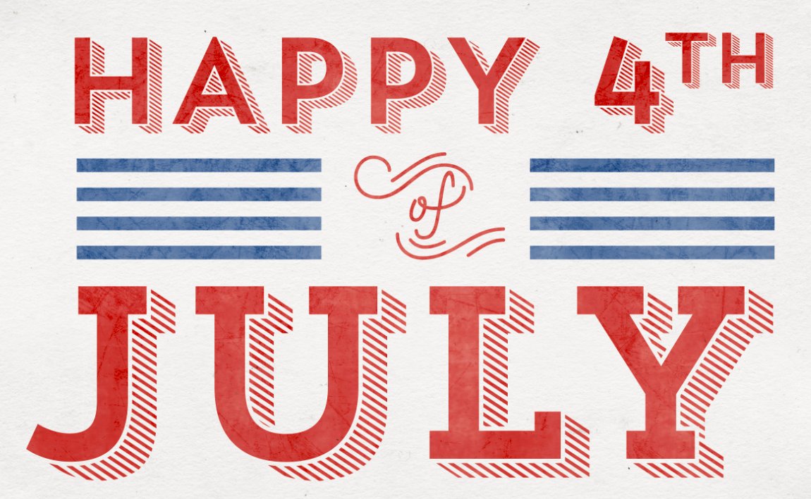 Wishing everyone a happy and safe holiday! #IndependenceDay