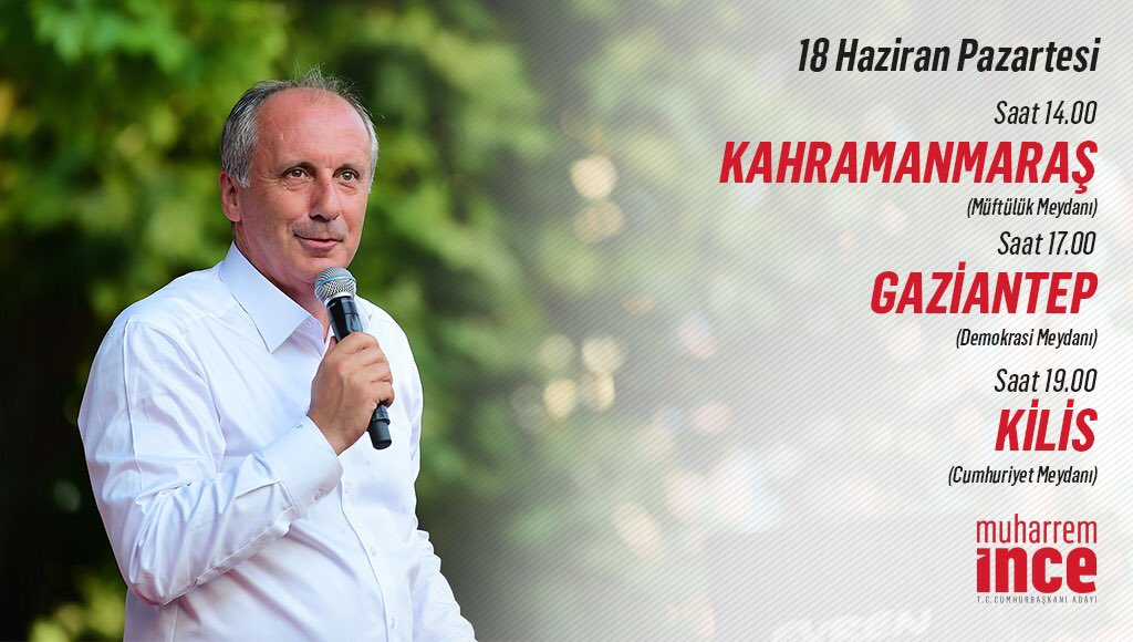 Yarın Kahramanmaraş, Gaziantep ve Kilis’te olacağız