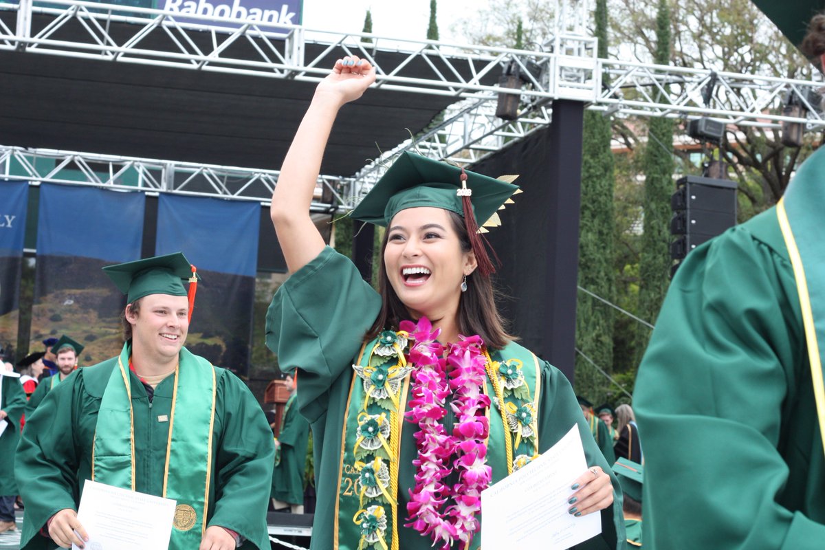 CalPoly's tweet photo. Today we celebrate the graduates from the College of Engineering and the College of Architecture and Environmental Design! 🎉 https://t.co/zkhXRl1dvN