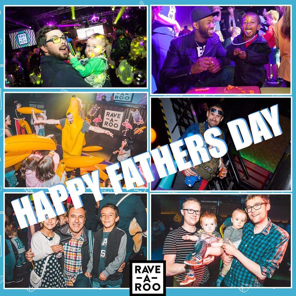 Dad's are brilliant. Respect. #ravearoo #FathersDay #kidsrave  #familyfest #children #kidsentertainment #familyfriendly #thingstodowithkids #party #fun #music #dance #rar #familyfun #parenting #life #uncle #aunt #coolkids #parentinggoals