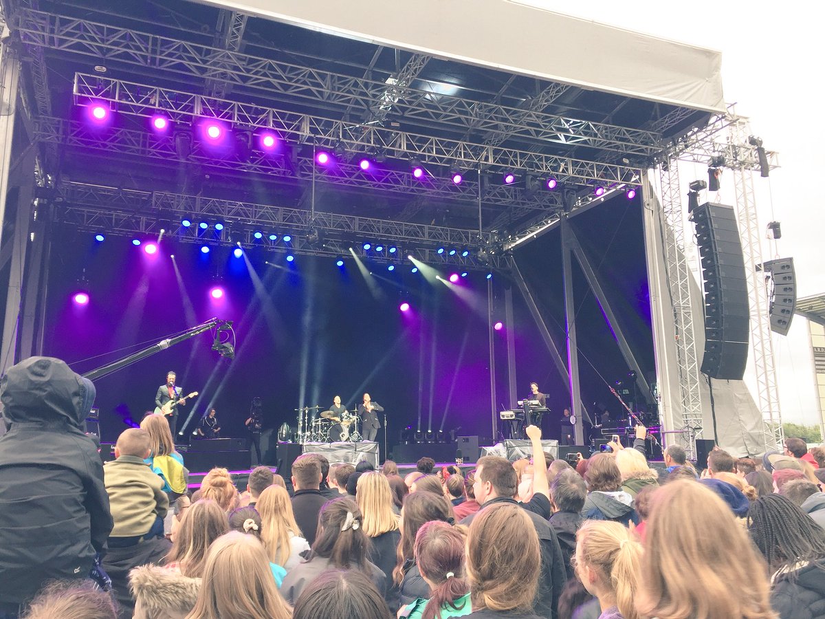BGEAUK's tweet photo. The rain won’t stop #Scotland praising with @newsboys.

The evening may be drawing to a close, but the decisions made today have an eternal impact!

#ScotlandHope https://t.co/2Wmf5HaIrF