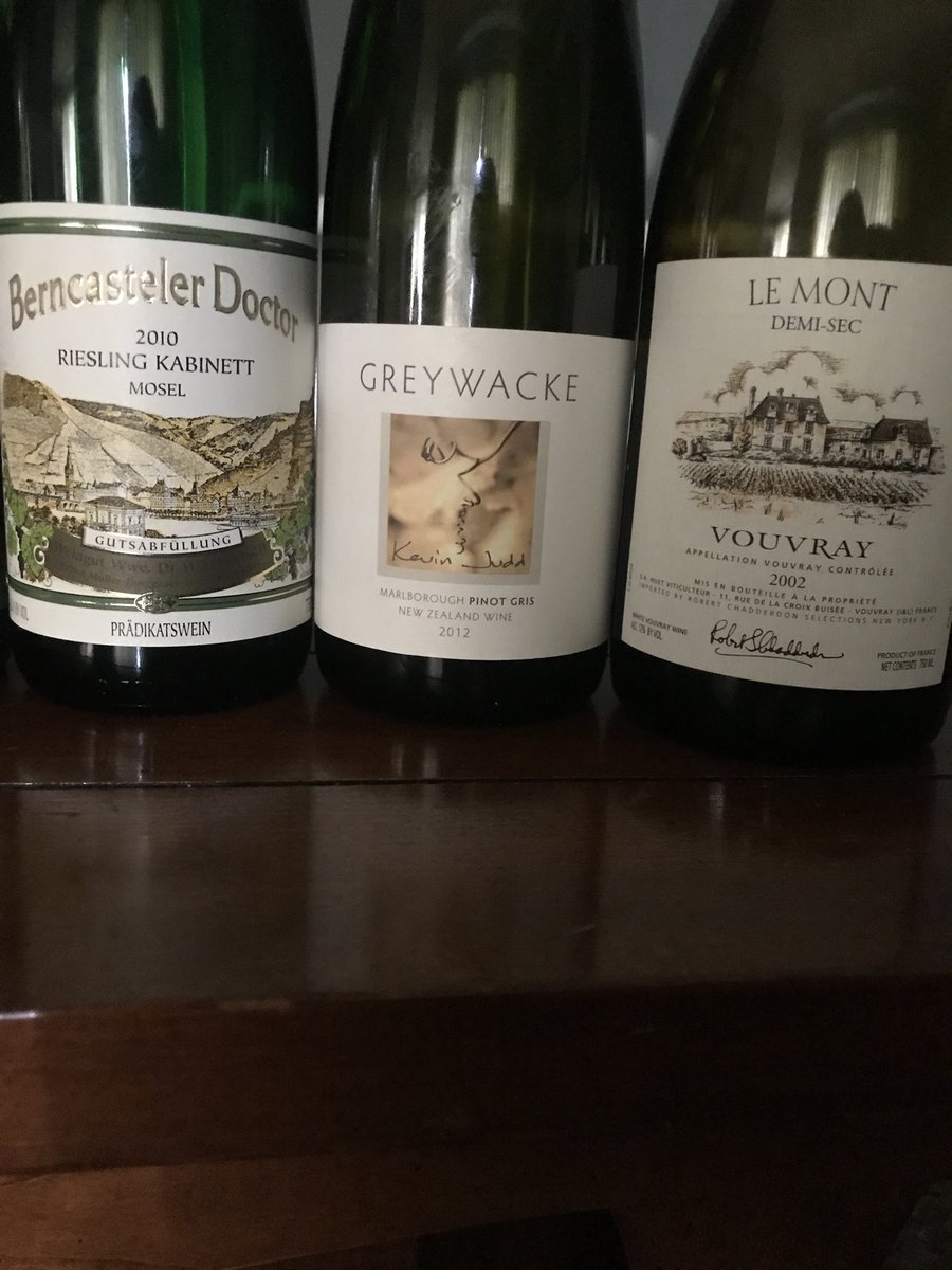 Great lineup of favorite white #wine this week. These will not disappoint! #Vouvray #BerncastelerDoctor #MarlboroughNewZealand