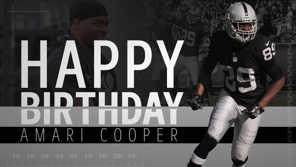 Raiders's tweet photo. Happy birthday, Coop! 🎂 https://t.co/1VFIojD3Lm