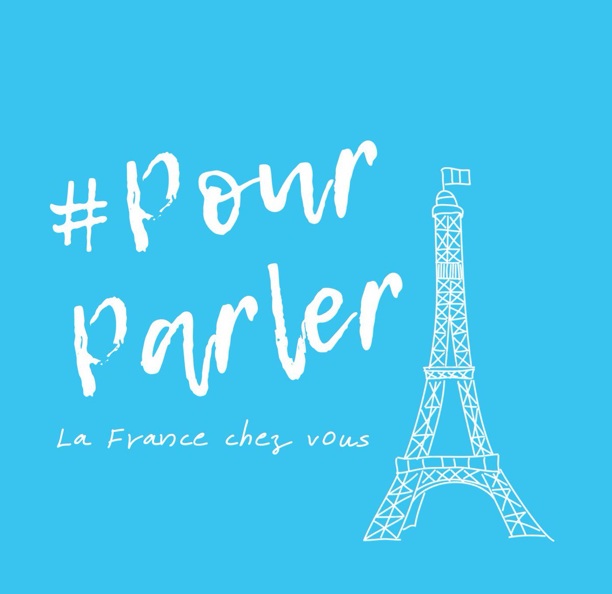 Notre nouveau logo... 
#Pourparler #France #Francophonie #FLE #ViveLaFrance #frenchvibes #enmarche