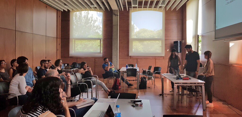 txell_mtz's tweet photo. Ayer último día en @uxerschool con #UXcake incluido! 🚀 Terminan 8 semanas intensas de trabajo que sin duda han valido la pena!!
Ya sólo nos queda nuestro #DEMODAY, próximo viernes 22-Junio-17.00h en @MovistarCentre !!! 💪🏻
#uximmersive #bcn https://t.co/tTULli1PTM