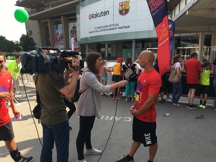correengran's tweet photo. #cursabarça2018 amb objectius més que complerts! #larecompensadelesforç #entrenembéiesnota #warriors 
.
I... fins i tot ens han entrevistat!!!💪🏻😝
.
.
@xipgroc 
@demosunpasoadelante #running #runningsolidari #lesportcomamitjà https://t.co/NsQHnqCXGK