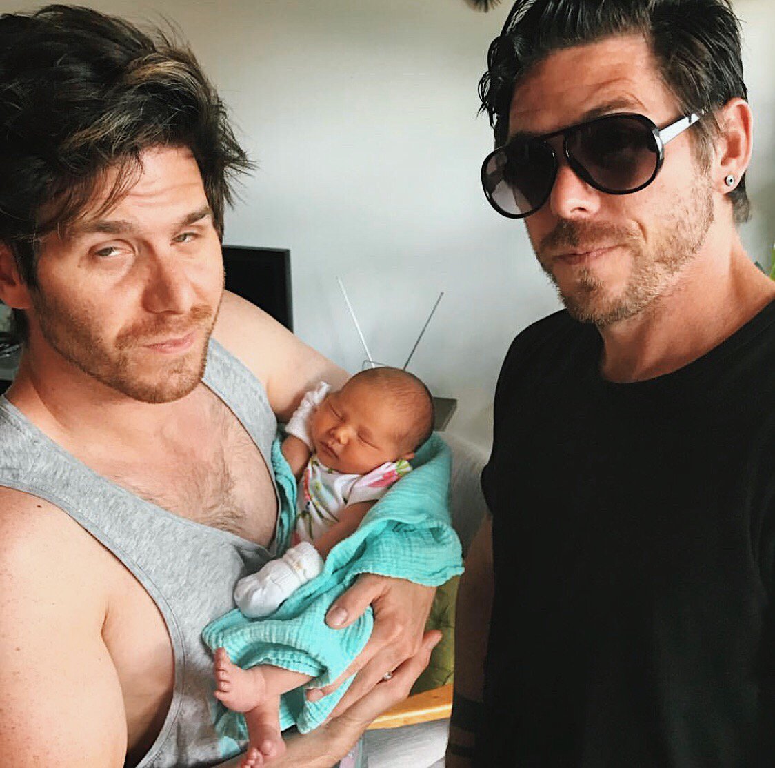 Living his best dad life today! Happy first #FathersDay <a href="/jacobff5/">Jacob Olds</a> And welcome to the family sweet Norah!