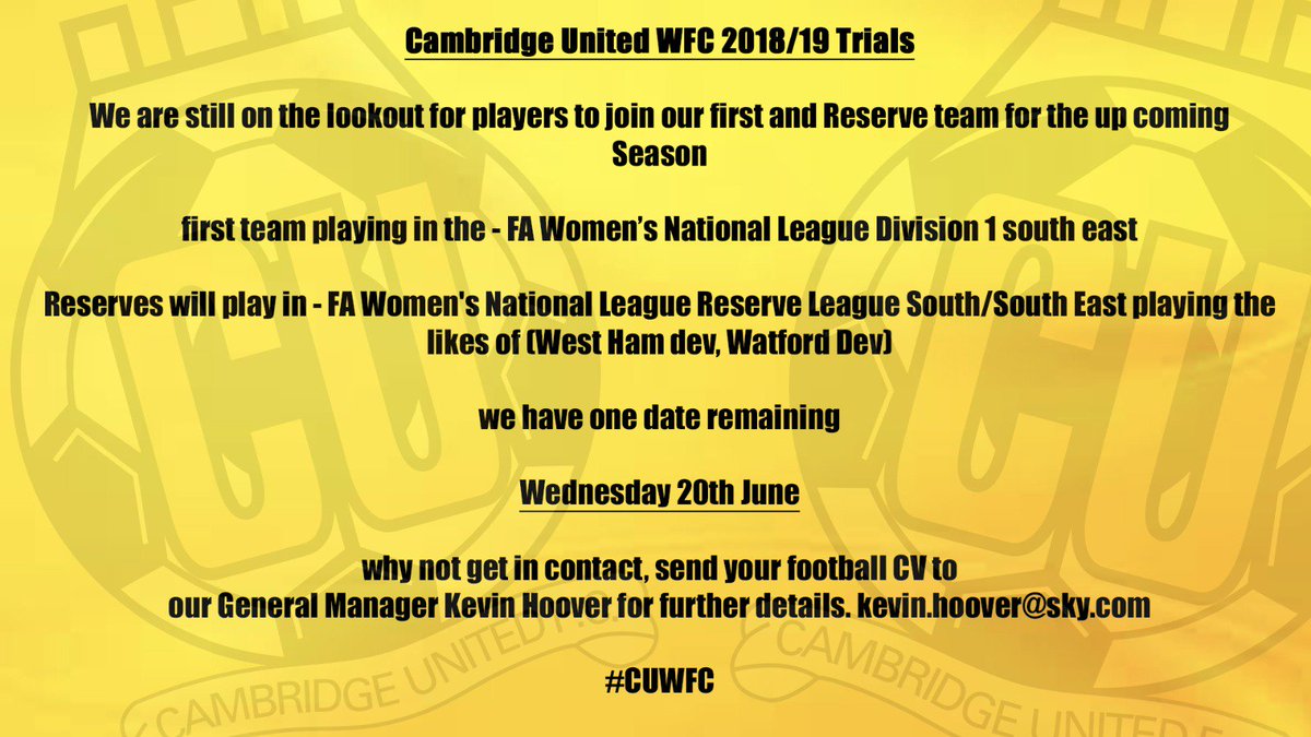 1 more trial to go, this coming Wednesday! 

#WeAreUnited
#WeAreNational