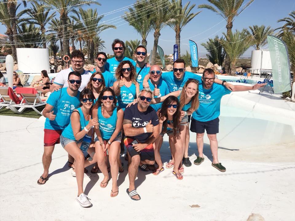Si tienes una idea loca, rodéate de locos y funcionará. #sob18 SEonthebeach ya no sería lo que es sin vosotr@s. Gracias chic@s !!!