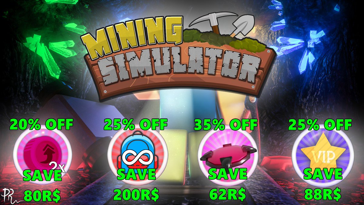 Isaacrblx On Twitter Remember The Mining Simulator Sales Ends