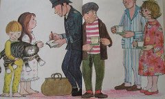 radgirl08's tweet photo. Anyone noticed in #MogTheForgetfulCat that the family give the man who just burgled them a cup of tea? Could they be any more British?! #TrueBritishValues #TeaIsLife https://t.co/012za13R7j