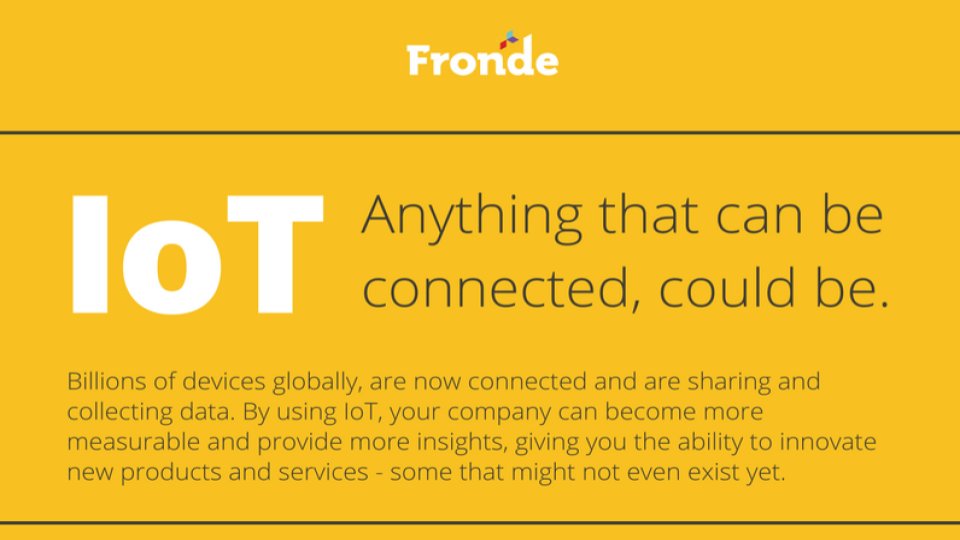 IoT can accelerate your business and provide countless opportunities to grow. What are you waiting for?