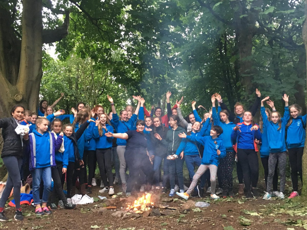 Friday Guides had a campfire and sing-song for our last ever Friday meeting!