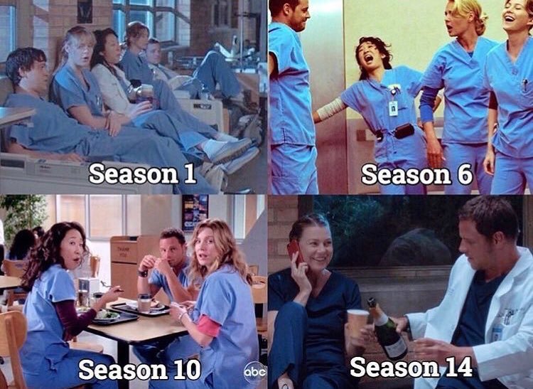 GreysAnatomyHD's tweet photo. This evolution is so sad 😭 https://t.co/jNlTv79MN5