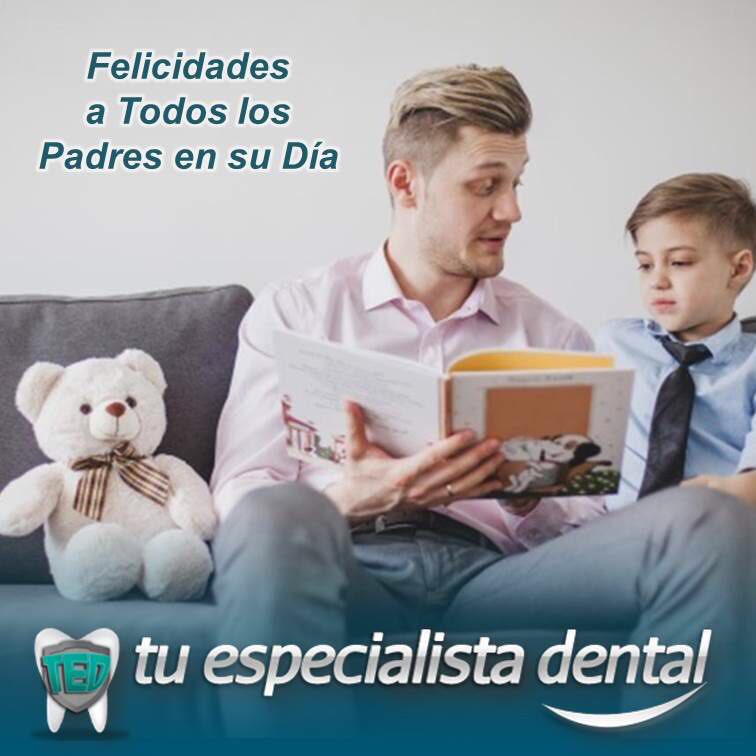 TEDental's tweet photo. Estamos Súper Contentos de Celebrar el Día del Padre y desearles todo lo mejor. 😀

 ¡Gracias por tantas experiencias, dedicación, consejos y amor! 🎁
________
#FelizDiaDelPadre #DiaDelPadre #FathersDay #Congratulations #Felicidades #Padre #Hijo #Compartir #Sharing #Dentistry https://t.co/G92XSuSvQY