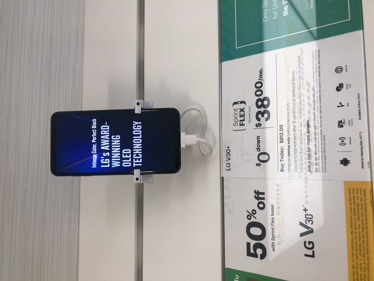 Take advantage of our deals!
LG V30+ 50% off #Sprintrules