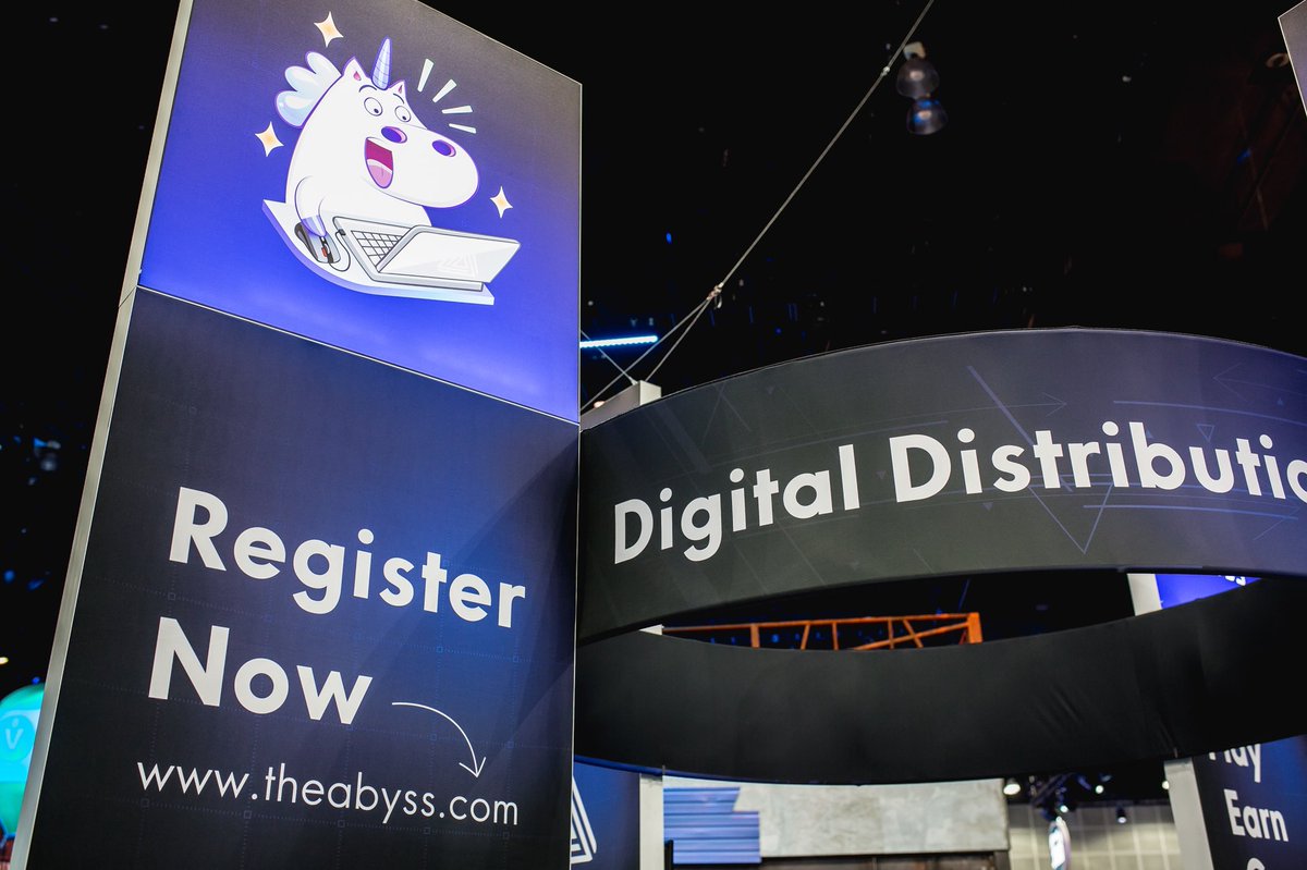 The last day of #E3 expo. The fantastic event is over. Never too late to register on #TheAbyss though. Do it now to get the most of it!

#Blockchain #Ethereum #DAICO