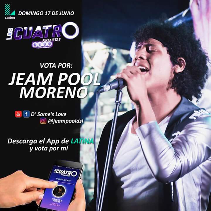 fueradeladucha's tweet photo. Hoy se presenta Jeam Pool Merino, desde acá le mandamos un saludo enorme y buenas vibras. Demuestra el talento a todos los televidentes.

#LosCuatroFinalistas https://t.co/p8RxJ19osD
