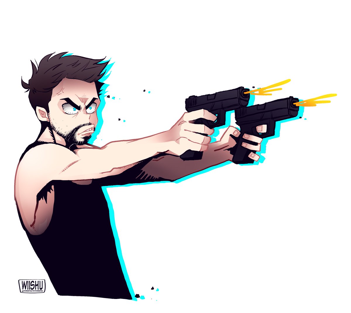 Wiishu's tweet photo. Practice piece with some colors slapped on. 

Please don't edit/repost, thanks! https://t.co/VtMGiEwYmH