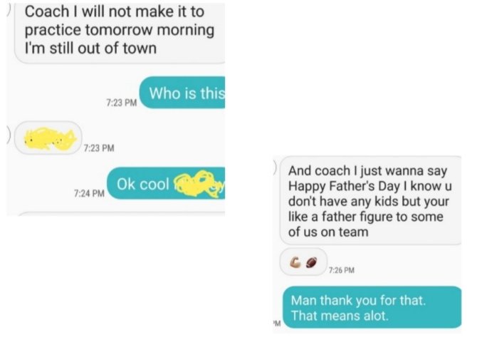 Cise46's tweet photo. From one of my Football Players on today. #MadisonFootball #TeachingAccountability
#FatherFigure
#MadeMyDay https://t.co/xsE1lGpalo