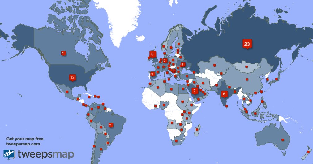 I have 8 new followers from UAE, and more last week. See tweepsmap.com/!asaoppenheimer