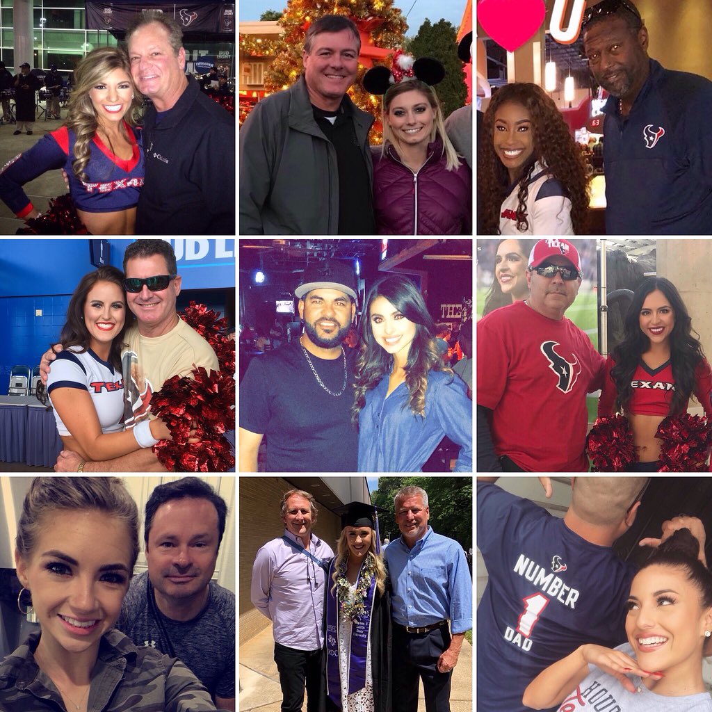 TexansCheer's tweet photo. Just a few of the many special men that we honor today and everyday!
We LOVE all our past &amp; present #HTCDads over the years that have supported us through all we do!

#HTCDads❤️
#ThankYou🙏🏼
#HappyFathersDay
@HTC_Speaker🔊 https://t.co/r5MT7xYnGi