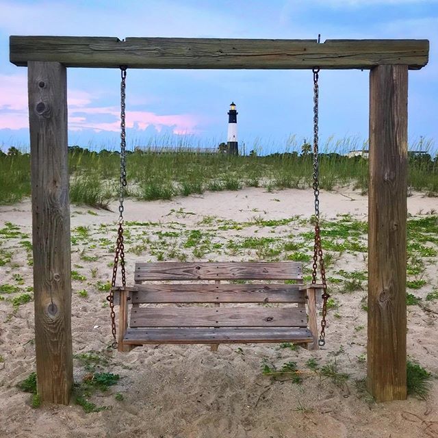 VisitTybee's tweet photo. Many memories have been made on this swing! #VisitTybee [📸: @ambwilli]
.
.
.
#tybeeisland #tybee #destination #beach #island #instatravel #exploregeorgia #travelgram #georgia #georgiacoast #seashore #ocean #sunset #coastalliving #saltlife #southernli… https://t.co/Lnb3cgvtie https://t.co/IkXg1Ns13t