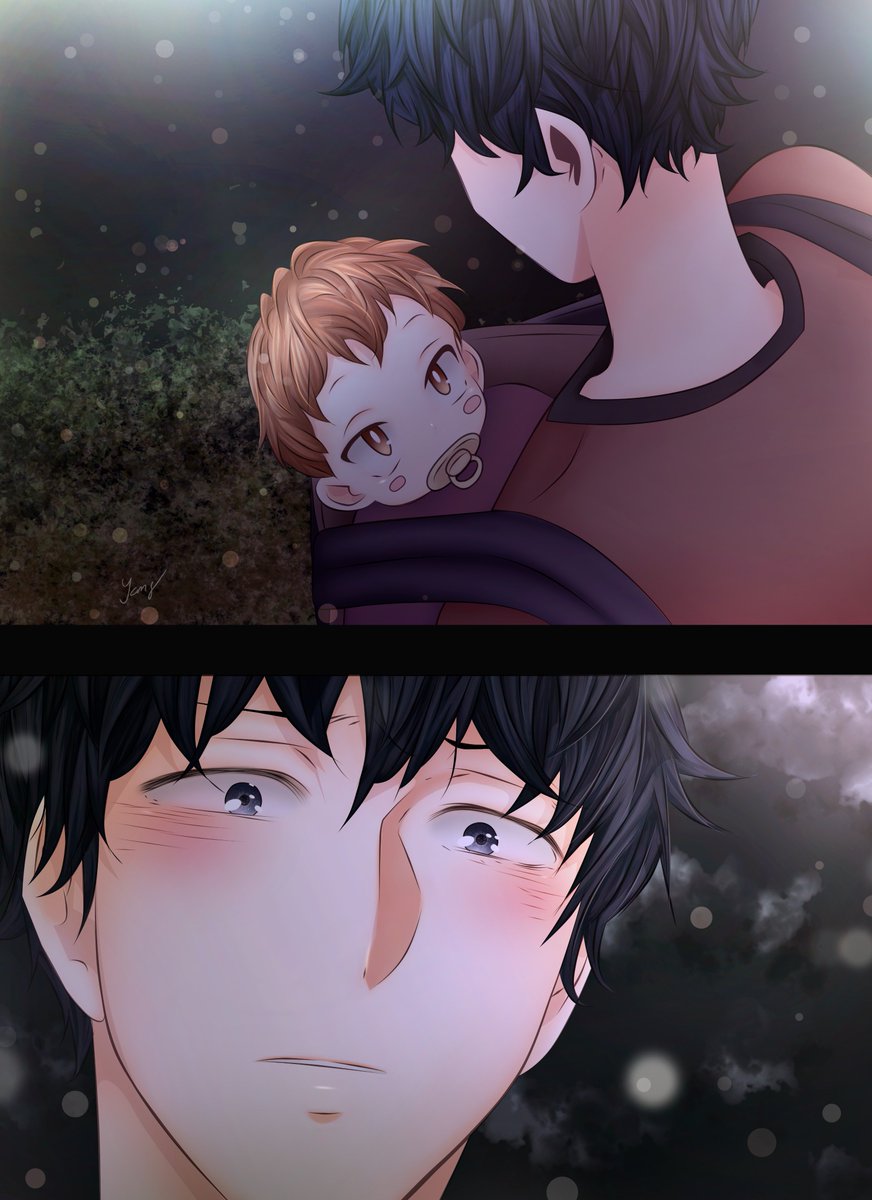 oYY_yang's tweet photo. Today in many countries, it's father's day! I wanted to celebrate it like this; with this colored edition of this beautiful father, Dojin ♥️🤧 I hope you like it @13_fargo ; your art really inspires me♥️ Thanks for all you give us, it's a pleasure to support your work ♥️ https://t.co/PG3rfF9wcp