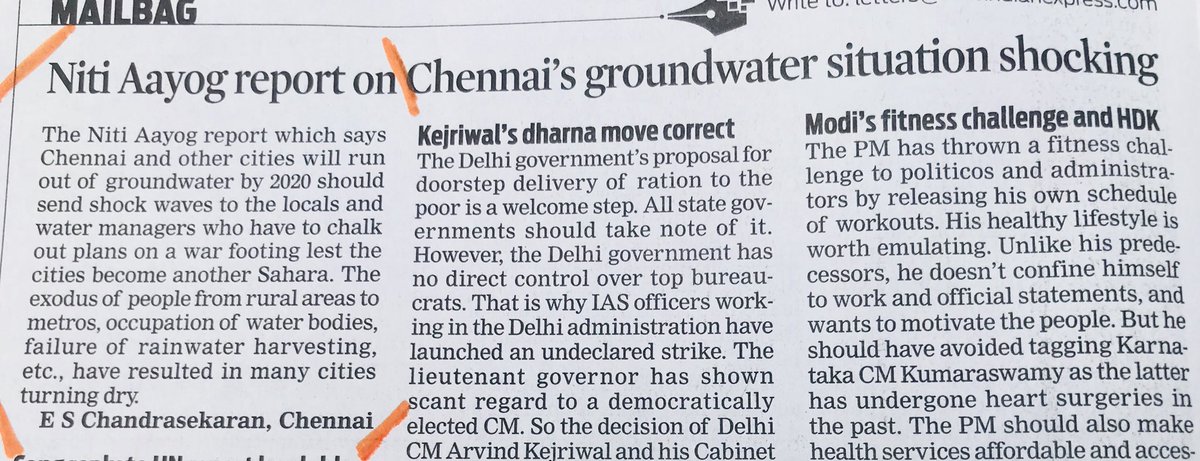 Water harvesting has to be by all. Puducherry needs Tamil Nadu and vice a versa. Or else both will suffer. Govt officials &amp; volunteers both sides need to work individually &amp; collaboratively if we r not to go the SIMLA way..
&amp; If Puducherry is not to turn away its tourists..
