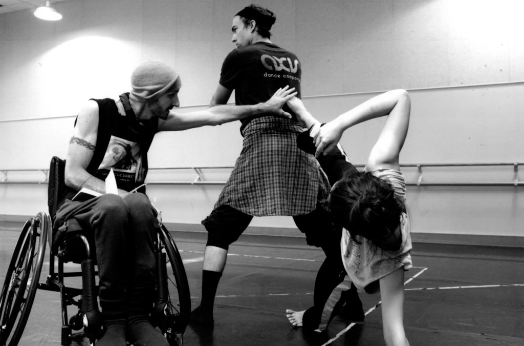 Monday AXIS launches its first ever Choreo-Lab for disabled choreographers! who will be mentored by our Artistic Director <a href="/marc_brew/">Marc Brew</a> and Guest Choreographer Caroline Bowditch <a href="/AgentBowditch/">Caroline Bowditch</a> 

Meet the Choreo-Crew axisdance.org/choreolab/ 

#AXISDanceCompany #AXISChoreoLab18