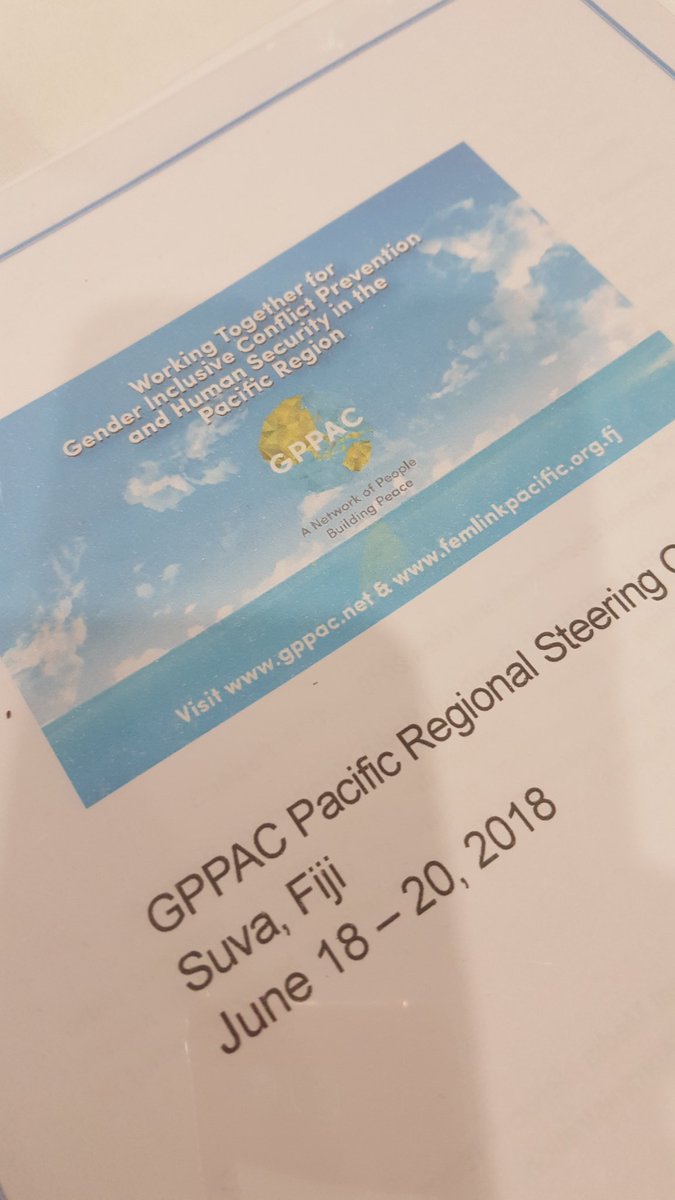 femlinkpacific's tweet photo. Starting soon ...@GPPAC #Pacific regional steering group meeting in #Suva with @TalithaProjectT @peacifica  #TranscendOceania #VoisBlongMere #NazareneCentre and our #regionalcorrespondents network! #sustainingpeace #conflictprevention #1325inAction #humansecurityfirst https://t.co/hM3LvguDpb