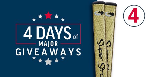 SuperStrokeGolf's tweet photo. 🚨Major Giveaway Alert 🚨We are celebrating the 2nd Major of the year with Four Days of Giveaways! 

Day 4: Enter for your chance to win a Gold Putter Grip!
To Enter:
1️⃣ Follow Our Page
2️⃣ Retweet This Post https://t.co/gb5CxRCGc8