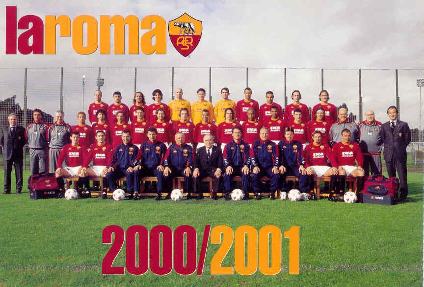 El 17 de Junio de 2001 nos consagrábamos campeones con <a href="/OfficialASRoma/">AS Roma</a> En un partido inolvidable ante <a href="/1913parmacalcio/">𝐏𝐚𝐫𝐦𝐚 𝐂𝐚𝐥𝐜𝐢𝐨 𝟏𝟗𝟏𝟑</a> 
Los goles: <a href="/Totti/">Francesco Totti</a> <a href="/VMontella/">Vincenzo Montella</a> y Batistuta.
Lindos recuerdos!