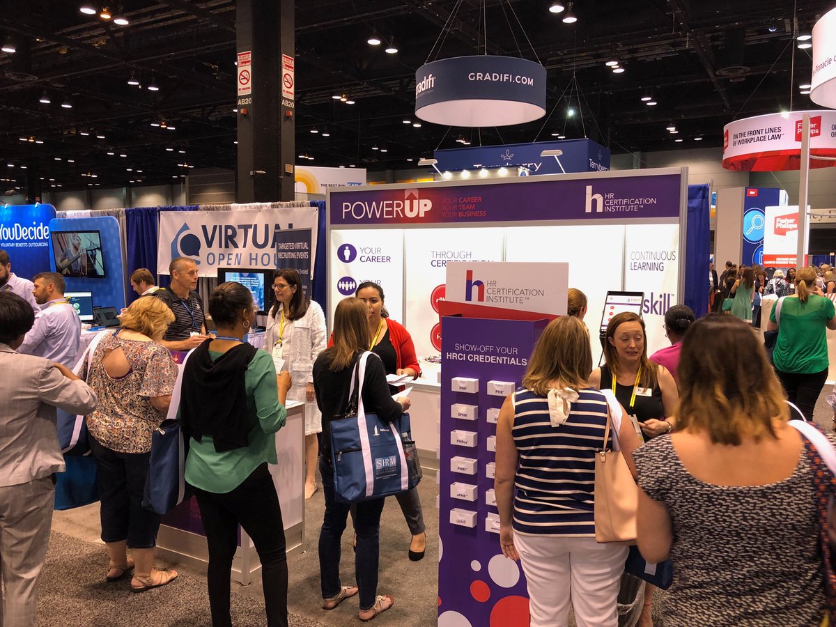 Join the #HRCI FAMILY at  Booth 1340! Ask about #HRCIPOWER #SHRM2018