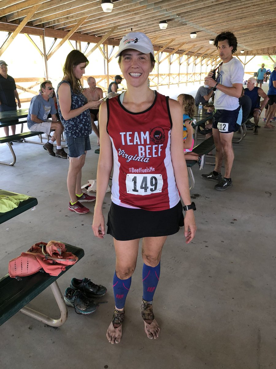 klsruns's tweet photo. Good times at Highlands Sky 40 yesterday. Hills, boulders, rocks, mud, streams that were trails, and gorgeous West Va views. Fueled by pasta and meat sauce the night before and @nuunhydration and @HoneyStinger during the race. @NortheastBeef #beeffuelsme https://t.co/kBhueOoLvP