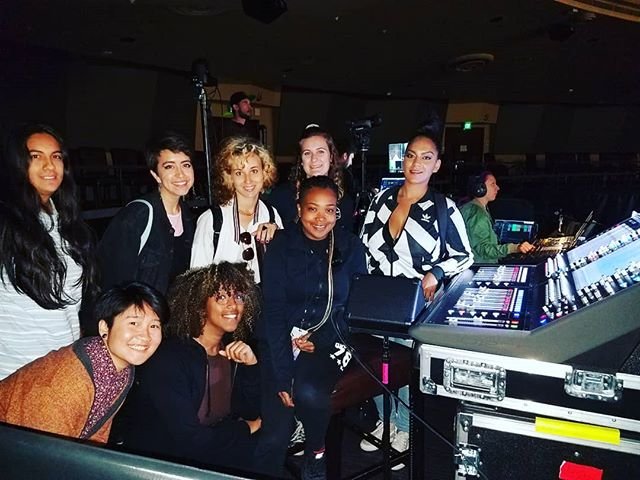 womensaudio's tweet photo. Thanks to the amazing Amanda Davis, FOH engineer for @janellemonae for letting WAM students shadow on sound check #changingthefaceofsound https://t.co/7TF4aVr1y1