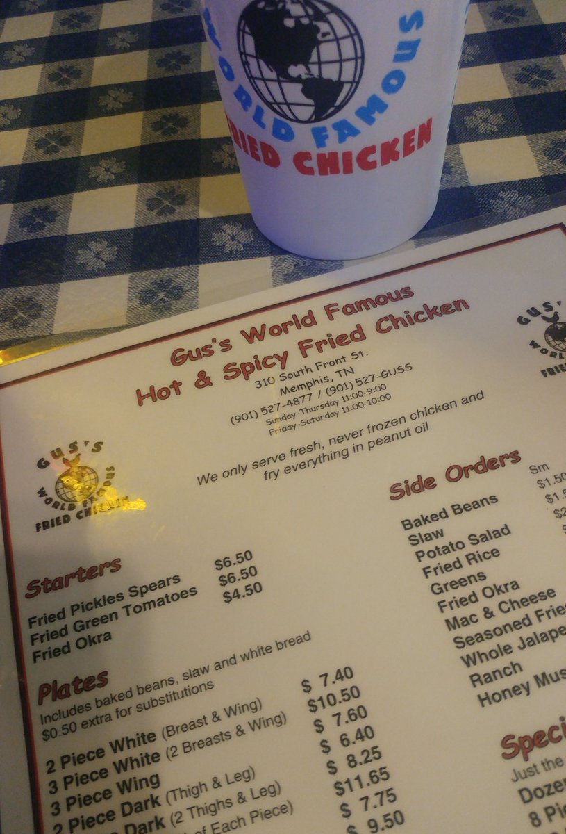 abyabsabster's tweet photo. And I don't even like fried chicken but this is a must try #wheninmemphis https://t.co/7PTx28PkXs