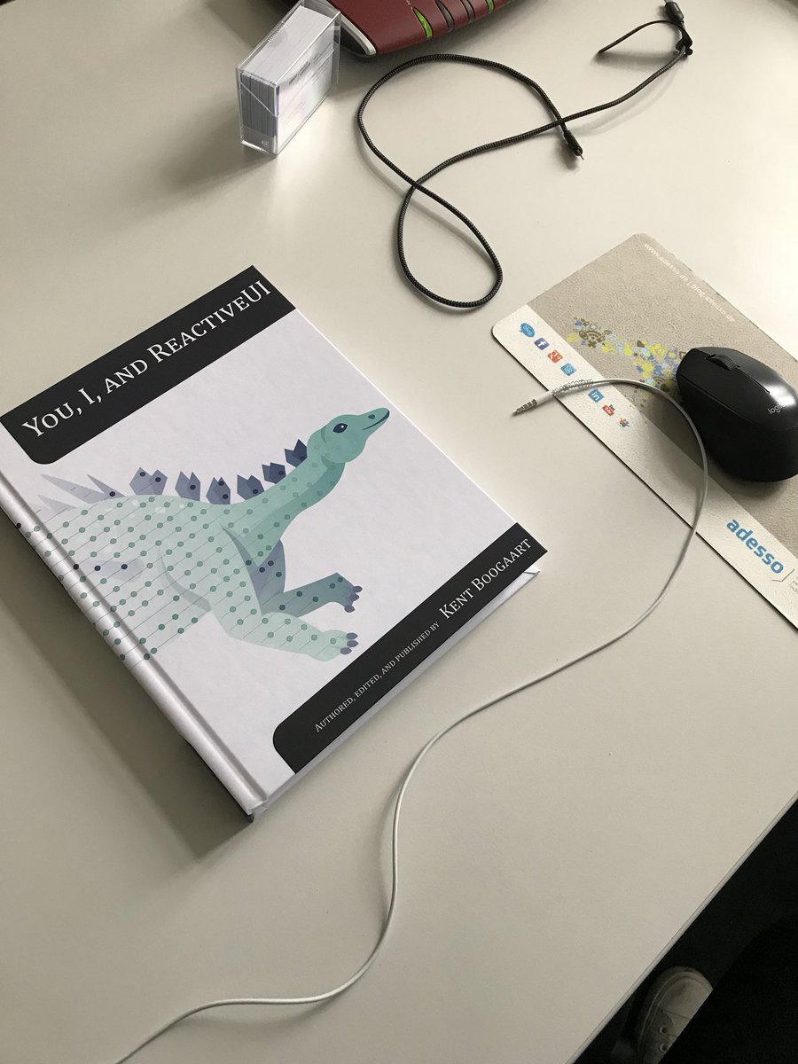 joshardt's tweet image. „You, I and ReactiveUI“ – thank you for this wonderful book #reactiveui @ReactiveXUI #KentBoogaart