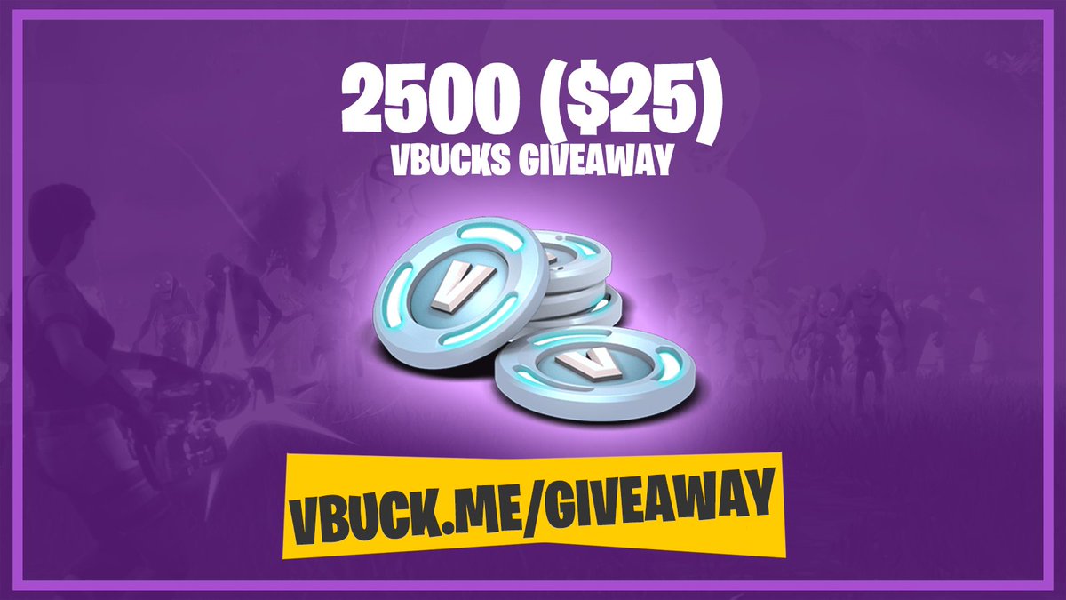 vbuckme's tweet image. 💰2500 V-BUCKS GIVEAWAY ($25)💰

🔥How to enter:
🔻Retweet
🔻Go to vbuck.me/giveaway

⏳Winner will be picked in the next 48 hours!⏳

🔥GOOD LUCK🔥