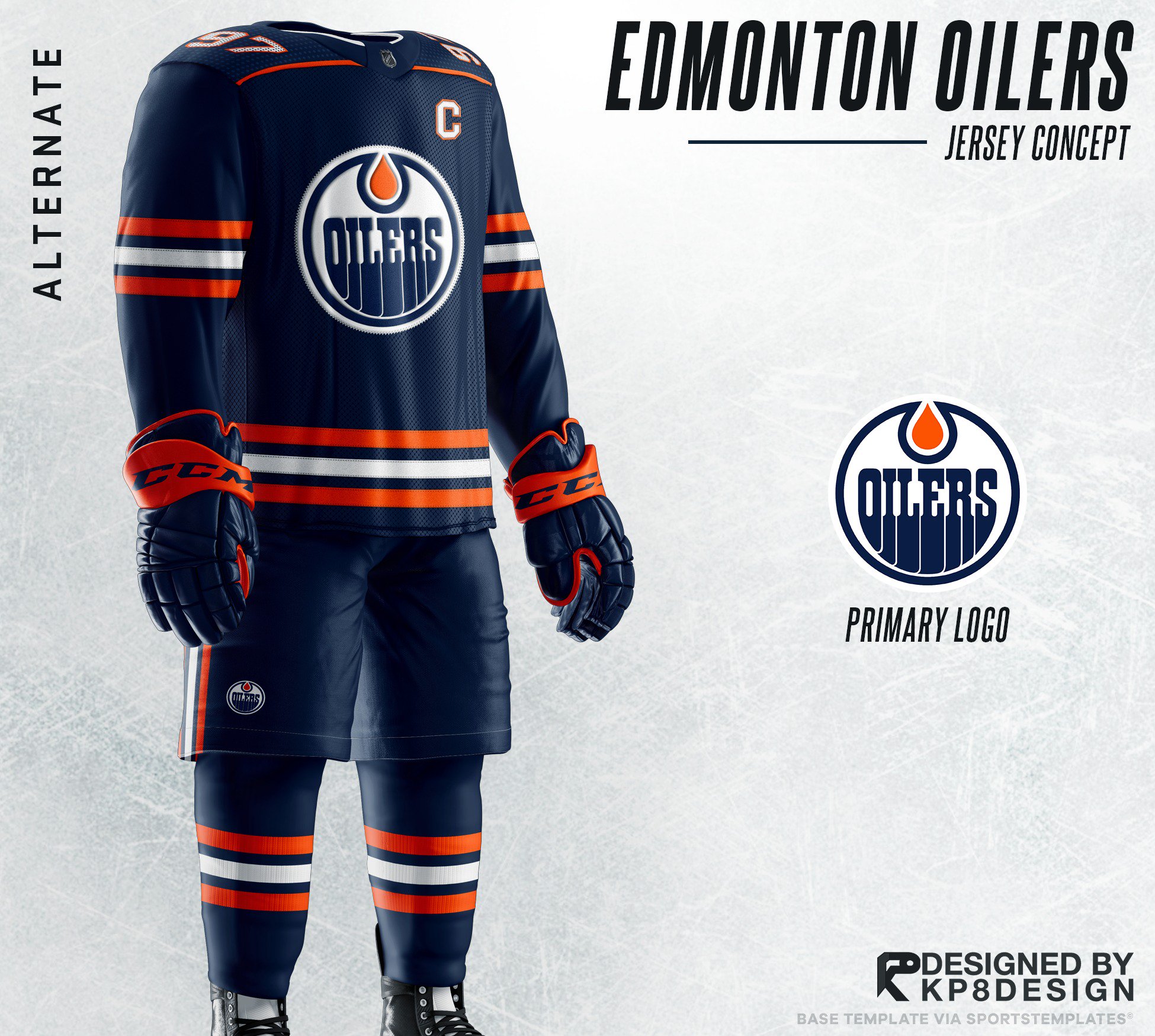 2018 NHL Alternate Uniform Concepts - Edmonton Oilers