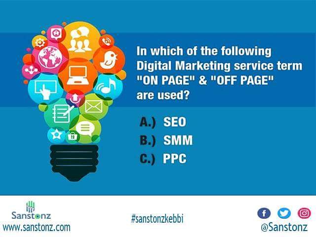 dwwnigeria's tweet photo. Sanstonz Kebbi Trivia!
In which of the following Digital Marketing Service term "OFF PAGE" and "ON PAGE" are used?
Visit https://t.co/Ol0ToKcqU6 to know which one it is
#sanstonz #sanstonzkebbi #GoogleDigitalSkills Sanstonz #Wara #trivia #digitaltrivia #sanstonztrivia https://t.co/yqvsOt2a8Q