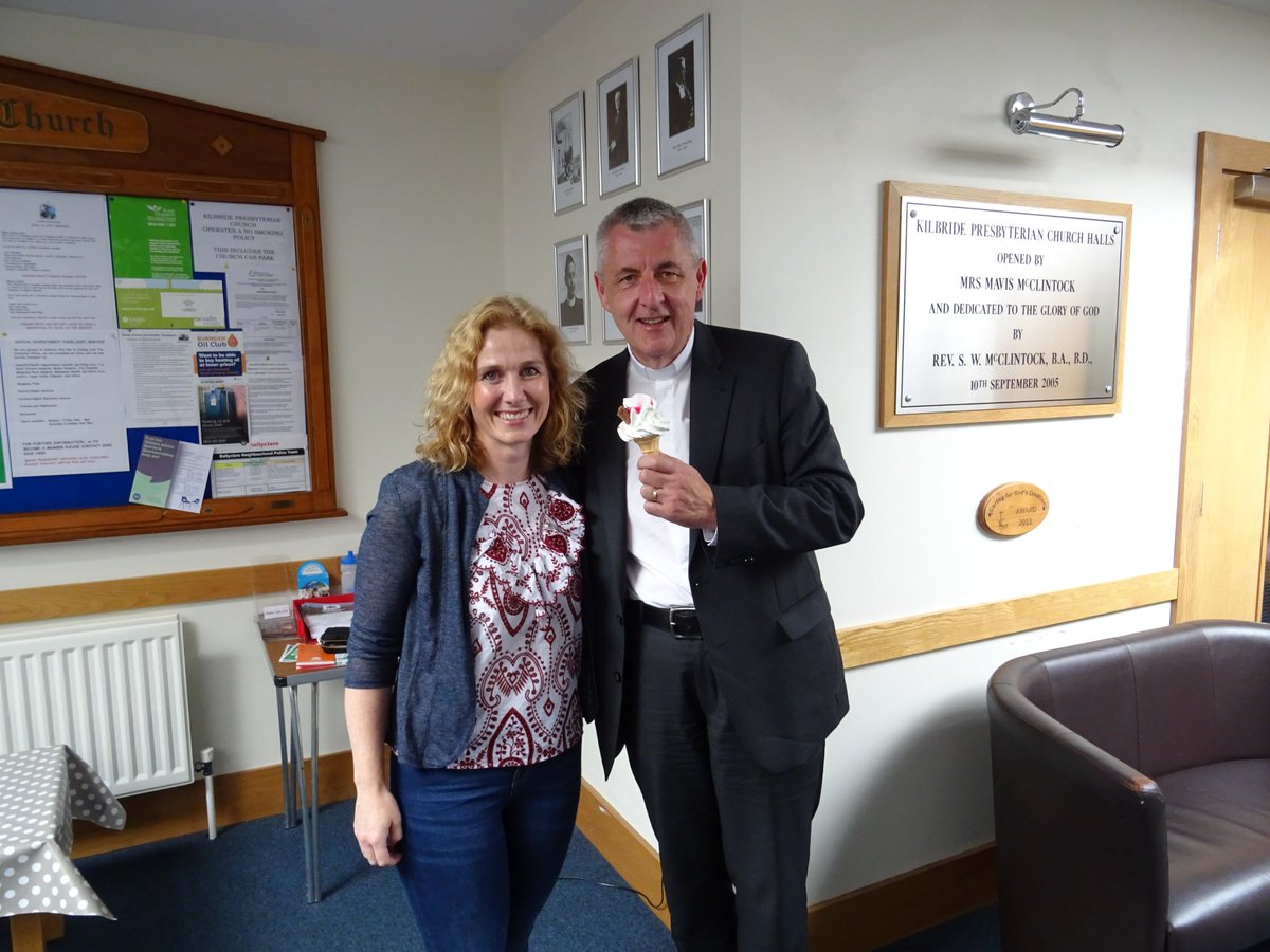 Cafe Church Kilbride style complete with a 99 ice-cream! A very special evening with such warm hearted people, and the opportunity to pay tribute to the outstanding Rev. Karen Campbell.