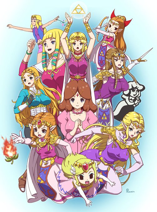 ゲーッ!ブレワイのゼルダがスマブラ不参戦!あのお尻が使えると思って楽しみにしてたのに…いや、確かに神トラゼルダも可愛いんだけど…というわけでスマブラの枠を巡って戦いだ!大乱闘スマッシュゼルダーズ。 